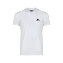 Bearraybon Erkek Sıfır Yaka T-Shirt-Beyaz