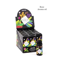 3 Lü Esansiyel Uçucu Yağ 3x10ml Rose Gül Kokulu Buhurdanlık Yağı Set, Difüzör, Banyo Ve Oda Kokusu Diğer