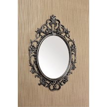 Dekoratif Ayna Boyalı Dolu Koyu Gri