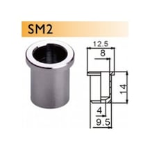 Dr. Parts Sm2-Cr String Mounting Ferrules Krom