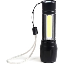 Watton Mini Çok Güçlü Şarjlı El Feneri Wt-030-6548 Siyah