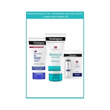 Neutrogena Parfümlü El Kremi 75 Ml + Nemlendirici Ayak Kremi 100 Ml + Dudak Kremi Hediyeli Set