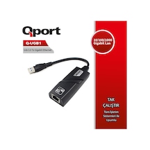 Qport Q-ugb1 Usb 3.0 To Gıgabıt Ethernet 10/100/1000 Dönüştürücü