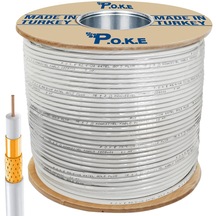 Anten Kablosu Rg6/u4 64tel 1.02 Gold 500mt Poke Pk-1038