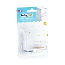 Babyjem Art-080 Vidasız Çekmece Kilidi Çok Renkli
