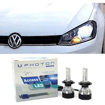 Vw Golf 7.5 Led Xenon Kısa Far Ampulü H7 Access Yeni Seri Beyaz 2017-2019