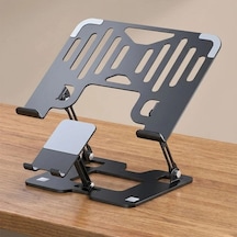 2 Si 1 Arada Laptop Ve Telefon Standı Alümetal Ayarlanabilir,katlanabilir,ergonomik Yükseltici 5047