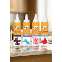 Topping Sos 4'lü Avantajlı Set Çikolatalı-italyan Karamelli-bubblegum-frambuazlı 300 Gr X4