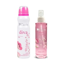 Cecile Diva Kadın Sprey Deodorant 150 ML + Diva Vücut Spreyi 150 ML