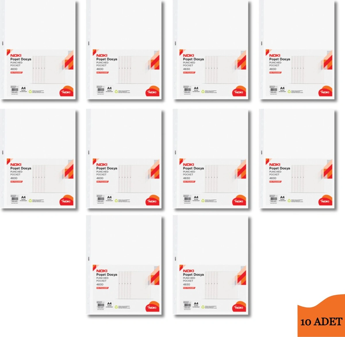 Poşet Dosya Eco A4 100 Lü 10 Paket Diğer