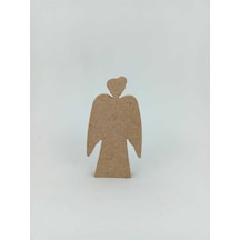 Na Neşeli Ahşap 25cm Ahşap Melek Figürü Model Neseliemelek123490