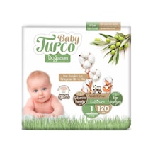 Baby Turco Doğadan Yenidoğan Bebek Bezi 1 Numara 120 Adet