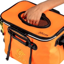 Shufa Katlanır Balıkçı Kovası Livar 35 Cm Turuncu