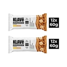 Yüksek Protein Bar Muzlu Ve Bademli - 60g X 24 Adet - 15g Protein, Vegan Ve Glutensiz - 926323343