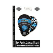 Özel Üretim Proforce Pf-4005 Masa Tenisi Raket Kılıfı Mavi Oyun Aksesuarı Hobi Sporcu