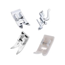 Aile Dikiş Makinesi Alçak Tutuculu 5 MM 7Mm Teflon Zigzag Ayak Set