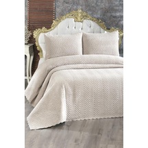 Ultrasonik Welsoft Çift Kişilik Yatak Örtüsü 230x250 Cappucino Cappucino