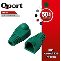 Qport Q-p5y 50 Li Yeşil Rj45 Kılıfı