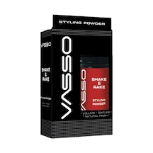 Vasso Saç Şekillendirici Toz Wax / Tüm Saç Tipleri / Süper Tutuş Ve Ultra Mat Görünüm / Shake &amp Rake 20 Gr