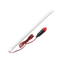 12v Floresan Tavan Lambası Ledli Beyaz Çakmak Fişli Buzlu Cam 30 Cm