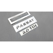 Volkswagen Passat B7 B8 Cc 2.0 Tdi Bagaj Yazısı Takım Krom