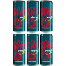 Dr Pepper Cherry Karışık Aromalı Gazlı İçecek 6 x 330 ML