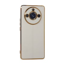 Realme 11 Pro Uyumlu Kılıf Volet Silikon - Beyaz