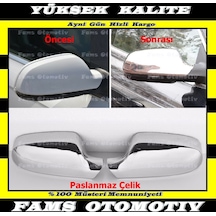 Audi A5 8t Krom Ayna Kapağı 2 Prç. 2010-2016 P. Çelik