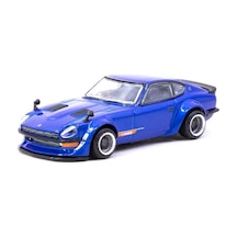 Tarmac Works 1/64 Nissan Fairlady Z S30 Widebody Blue - Designed By Jon Sibal