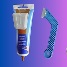 2'li Set Fayans Arası Kahverengi Hazır Derz Dolgusu + Kazıyıcı