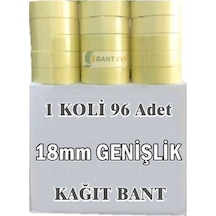 Maskeleme Bandı 96 Adet 18Mm Kağıt Boya Bantı
