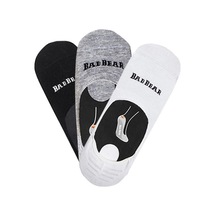 Bad Bear Core Zero Beyaz Grimelanj Siyah 3'lü Unisex Babet Çorap Beyaz-gri-siyah Çok Renkli