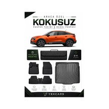Citoen C4 2022 Model Aracınıza Özel 4d Karbonlu Kauçuk Paspas Takımı Ve Alt Bagaj Havuzu