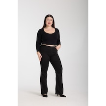 Lacarino 7579 Cındy Xl Kadın Jean Pantolon Siyah