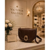 Housebags Veloura Trend El Ve Omuz Çantası Acı Kahverengi