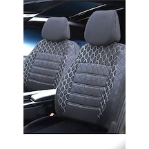 Renault 19 Reno Europa Uyumlu Siyah Oto Koltuk Kılıfı Tam Takım Ön Arka Araç Koltuk Kılıfı Siyah