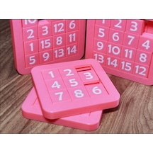 3d Baskı Kaydırmalı Sayı Bulmacası Sliding Puzzle Zeka Oyunu