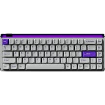 Made68 Pro+ Purple Light %65 Ttc Purple Heart Kom Manyetik Sw 8k He Hotswap Rgb İngilizce Klavye
