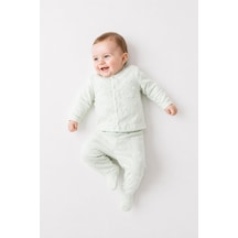 Tiffany Baby & Kids Puffy Cloudy Tasarımlı Patikli 2li Takım Yeşil