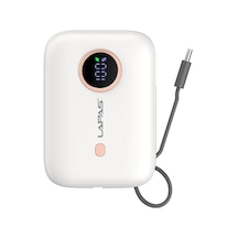 Lexroo Lp-pw001 Dijital Led Göstergeli Type-c Kablolu Taşınabilir Powerbank 10.000mah - Beyaz
