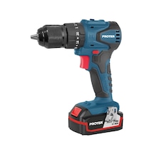 Proter PST 522 BL 20 V 2 Ah Çift Akülü Darbeli Kömürsüz Şarjlı Matkap