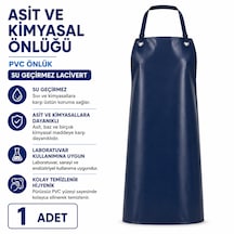 Asit Ve Kimyasal Önlüğü - Pvc Önlük Su Geçirmez Lacivert