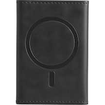 Eco Port Joko Tema Magsafe Deri Kartlık - Siyah Çok Renkli