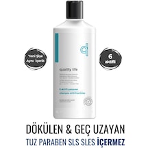 Quality Life Ql 6 Aktifli Dökülen & Geç Uzayan Saçlar İçin Şampuan 300 ML