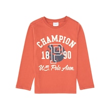 U.s. Polo Assn. Erkek Çocuk Gül Kurusu Sweatshirt 50316507-vr026 Gul Kurusu