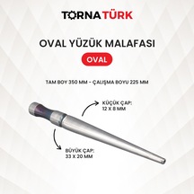 Kuyumculuk Oval Yüzük Malafası Metalik