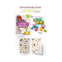 Çiftlik Boyama Kitabı - Oyun Hamurlu - 3 Yaş + - Yqbx-672998