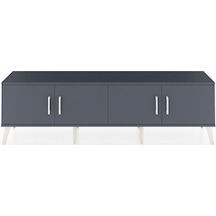 Arges Tv Ünitesi 2 Raflı 4 Kapaklı 176x30x51 Antrasit-antrasit/antrasit Antrasıt/antrasıt