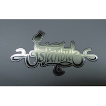 Thincut Metal Sticker Istanbul Logo 4cm X 6 Cm