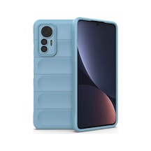 Newface Xiaomi Mi 12 Lite Kılıf Optimum Silikon - Sky Blue Mavi